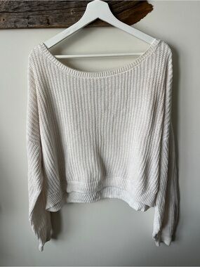 Hollister Off the Shoulder Knit Sweater